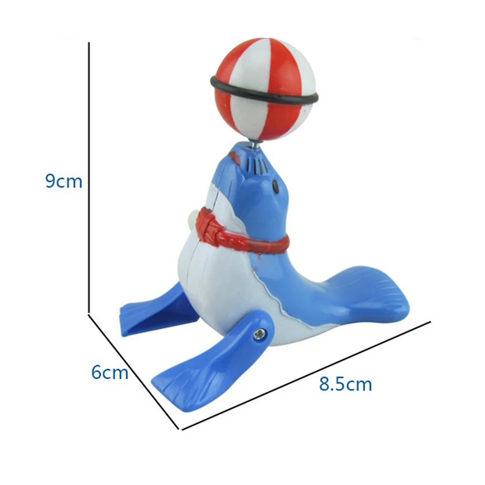 1 шт. милые пластиковые заводные игрушки цепь мультфильм Дельфин в форме морского льва заводные игрушки для детей Забавные Игры развивающие игрушки подарки