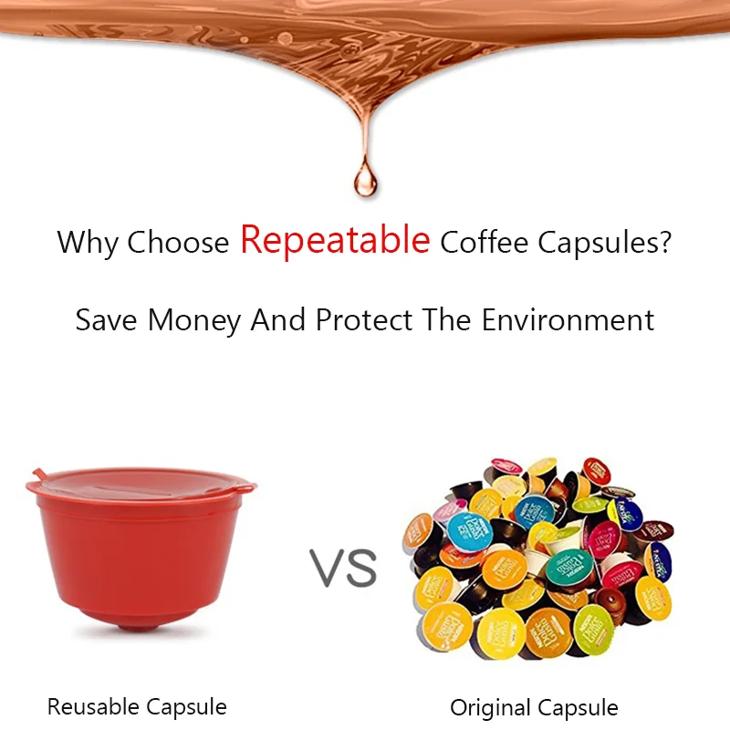 Многоразового combinacapsule Кофе капсула Nescafe Dolce Gusto многоразового пользования combinacapsule Кофе капсулы безопасные экологически чистые