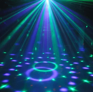 RGB светодиодные сценические лампы с голосовым управлением Хрустальный Волшебный