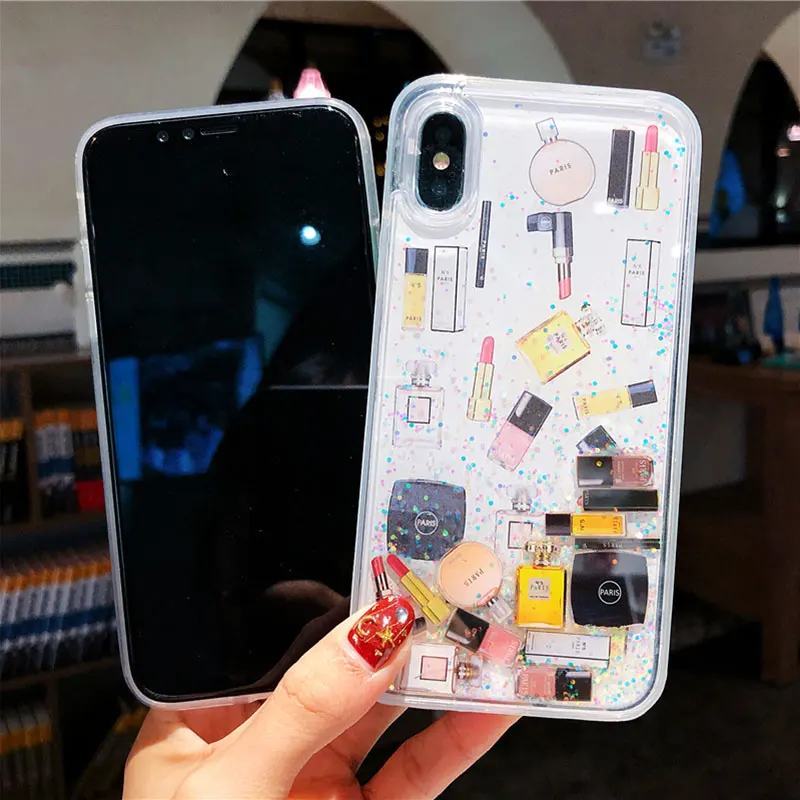 Палитра теней для век чехол телефона iPhone 11Pro Max 6 6s 7 8 plus XS XR 11 с динамическим