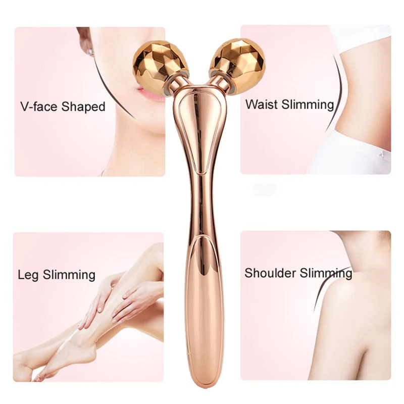 Günstig 3D Roller Gesicht Heben Artefakt Y Geformt Schönheit Roller Massager Anti cellulite Full Körper Abnehmen Gerät Gesichts Falten entferner