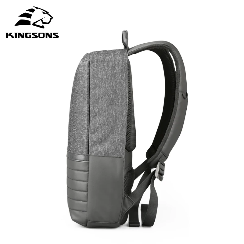 Мужской рюкзак с защитой от кражи Kingsons 15 6 дюйма модные рюкзаки для школы