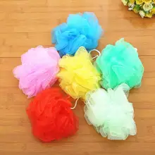 Сетчатый шар для ванны, губка для душа, шар люфа, мягкая нейлоновая сетка, шарики для чистки тела, Ванна, Душ LX8854