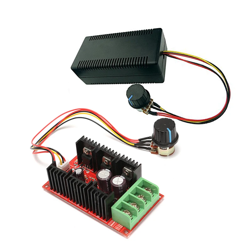 

2000W 40A DC Motor Speed Controller DC 12V 24V PWM HHO RC Car Fan Speed Regulator Adjustable Power Control Switch Soft Starting