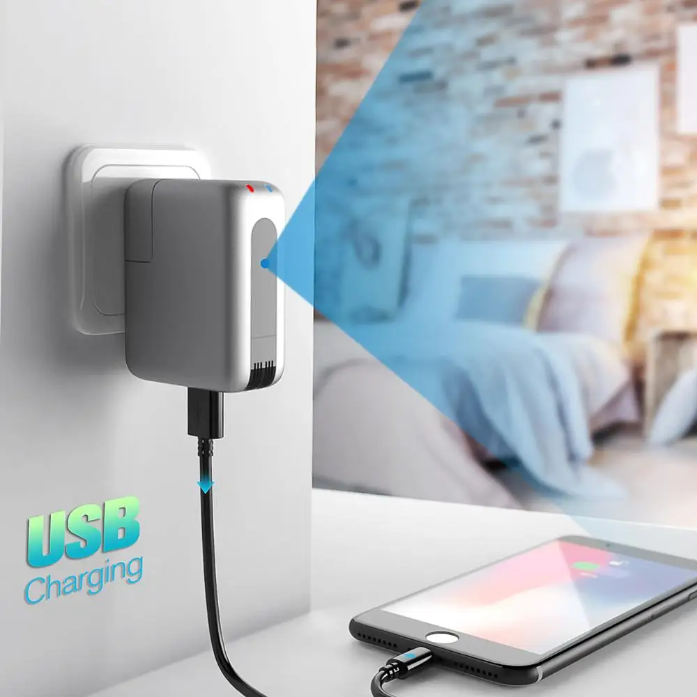 Wireless WiFi Plug Camera USB Charger micro camera