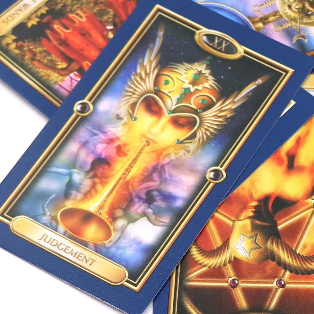 2019 позолоченная карточная игра Таро загадочное золото искусство гадания fate