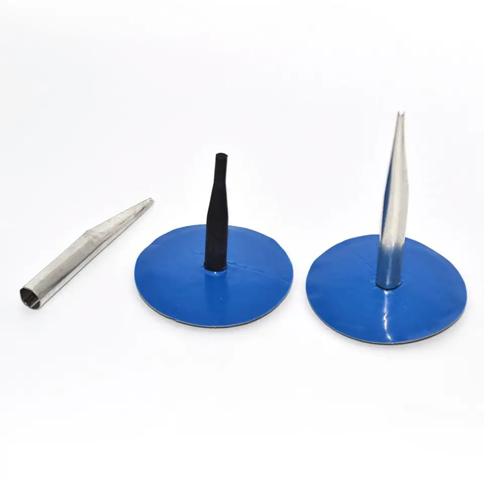 Kit Riparazione Pneumatici 24 Pezzi - Funghetti In Gomma 5mm Per Auto, Moto, Camion, Con Strumenti