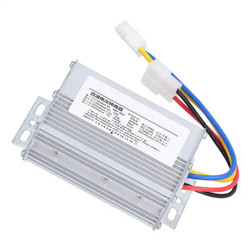 Voltage Regulator 300W 25A DC 48-96V To 12V Waterproof Efficient Output Power Supply Transformer