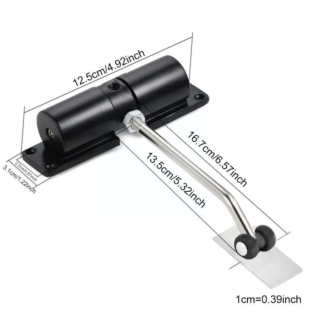 Automatic Silent Closing Hydraulic Invisible Household Buffer Spring Buffer Simple Return Hidden Closing Device Door Closer M9P3