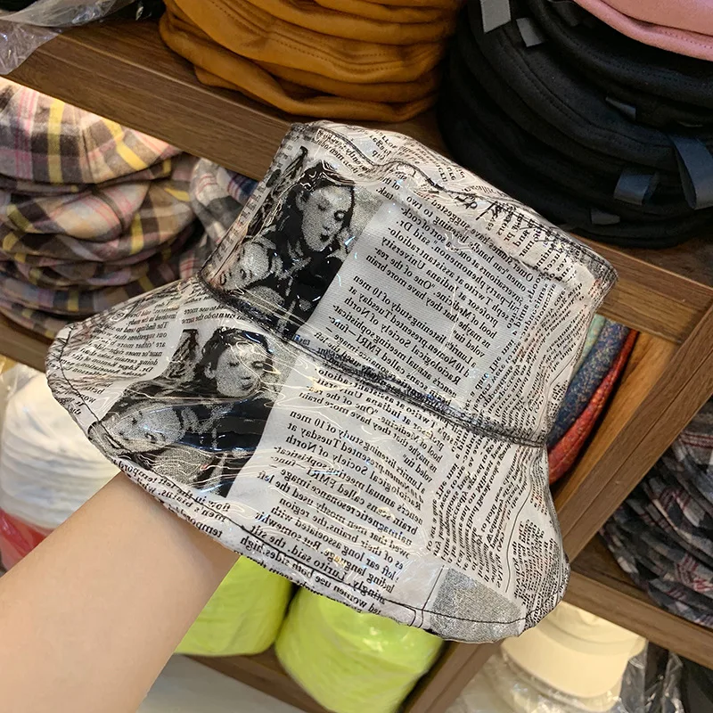 01909-ting057 Европейский Американский стиль модный, из ПВХ, прозрачный Досуг Леди Кепка с покрывалом женские шляпы для рыбалки