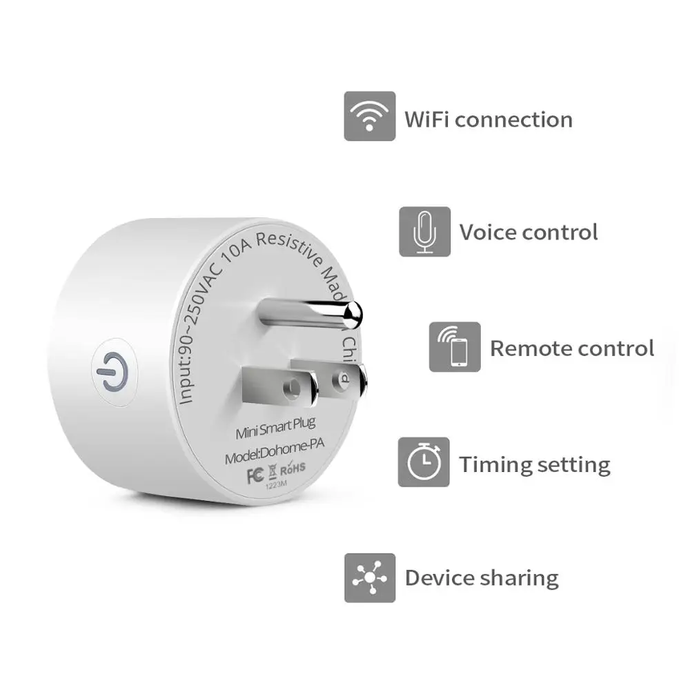 Беспроводная умная розетка 2 4G wi fi Homekit Siri IOS Apple совместимая ЕС США 90 250 В 220V110V