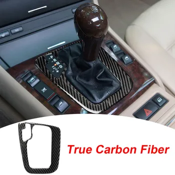 

Parts Shift Knob Trim Waterproof For BMW 3 Series E46 1998-2005 Carbon Fiber
