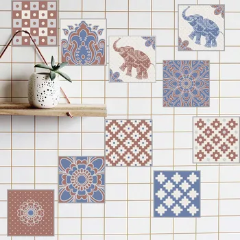 

3d T Home Stickers,Kitchen Oil-proof and Waterproof Stickers,Tile Seamless Stickers,Pvc Removable Adhesive,20pcs/set