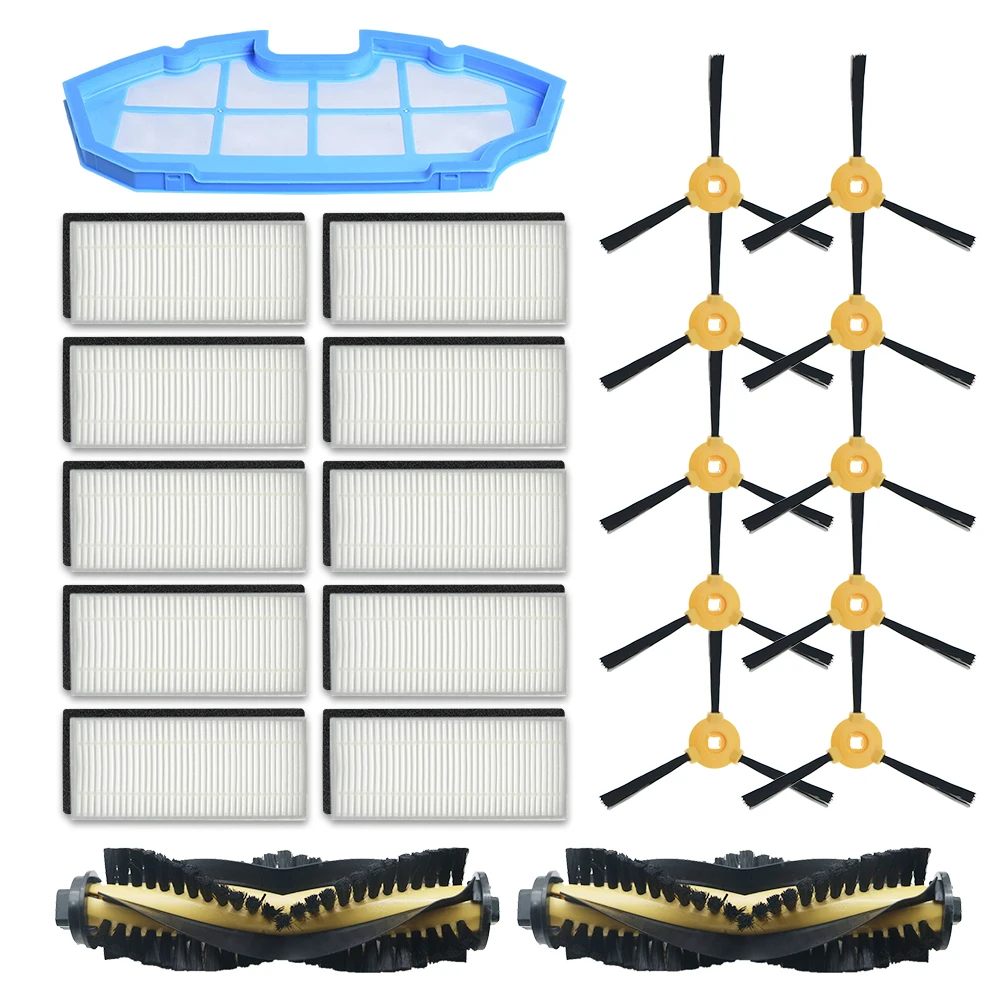 Hepa filter side brush Primary Filter for Ecovacs Deebot N79S N79 Eufy RoboVac 11 11C CONGA EXCELLENCE 990 Brush cover | Бытовая