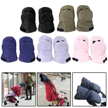 

1 Pair Motorcycle Glove Men Women Hand Muff Winter Windproof Warm Bicycle Gloves Warm for Baby Stroller Cycling MTB Road Bike