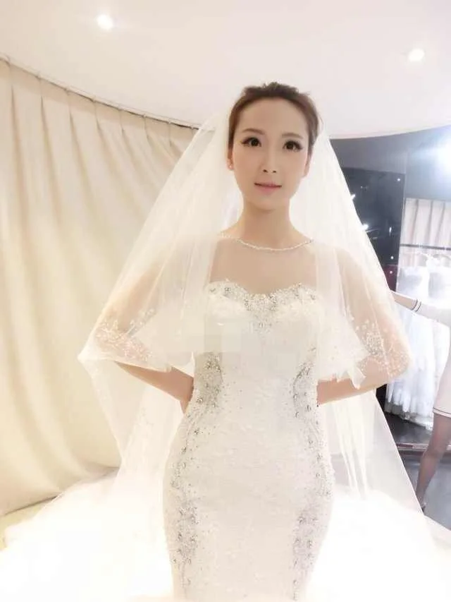 Новинка, свадебное платье casamento, роскошное кружевное Многоярусное платье с кристаллами и бусинами, свадебное платье, платья для подружек невесты