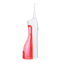 Rechargeable Water Flossing Portable Oral Irrigator Tooth Cleaning Oral Floss Water Jet Flusher Dental Care Tool(Pink