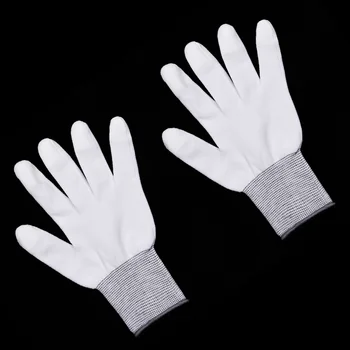 

Viny Gloves Sticker Window Car Vehicle Decals 6 Pairs White Wrapping Film