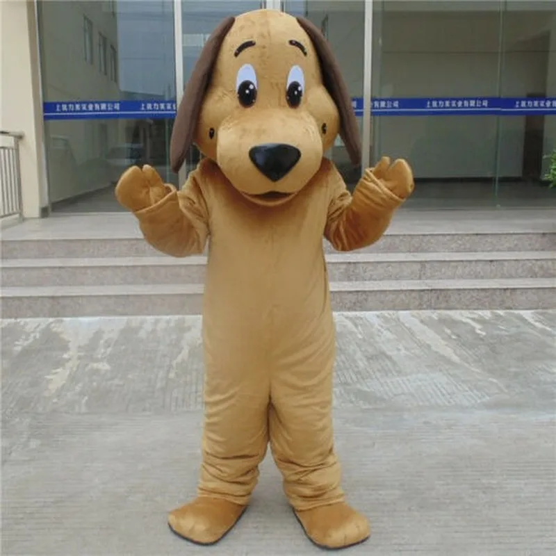 2019 Brown Dog Mascot Costume Suits Cosplay Party Game Outfits Adults