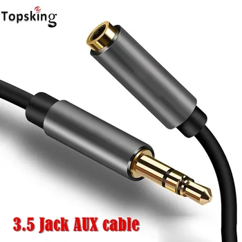 

High Quality 3.5mm Audio Extension Cable Jack 3.5 male to Female earphone Extender Cable Car Aux Code for Headphones Xiaomi plus