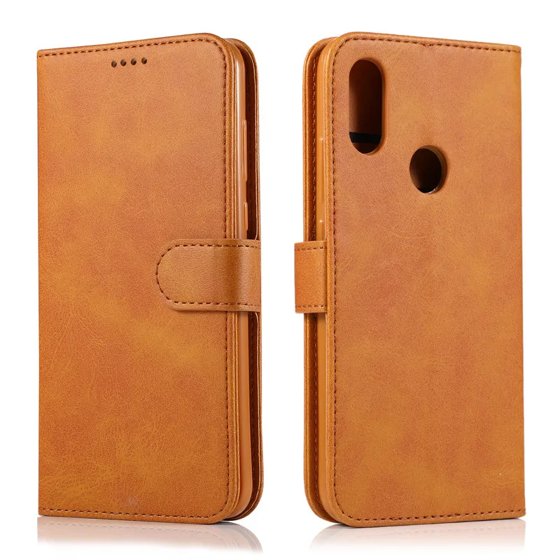 

Leather Case For XiaoMi RedMi 7 Fashion Flip Wallet Card Slot Stand shockproof Back Cover For RedMi 7 Y3 Soft Silicone Cases