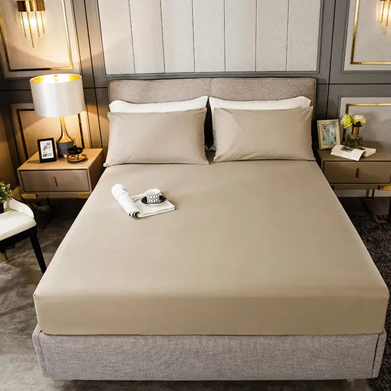 1 шт. постельное белье простыня однотонная одинарная/двойная/Королевский размер