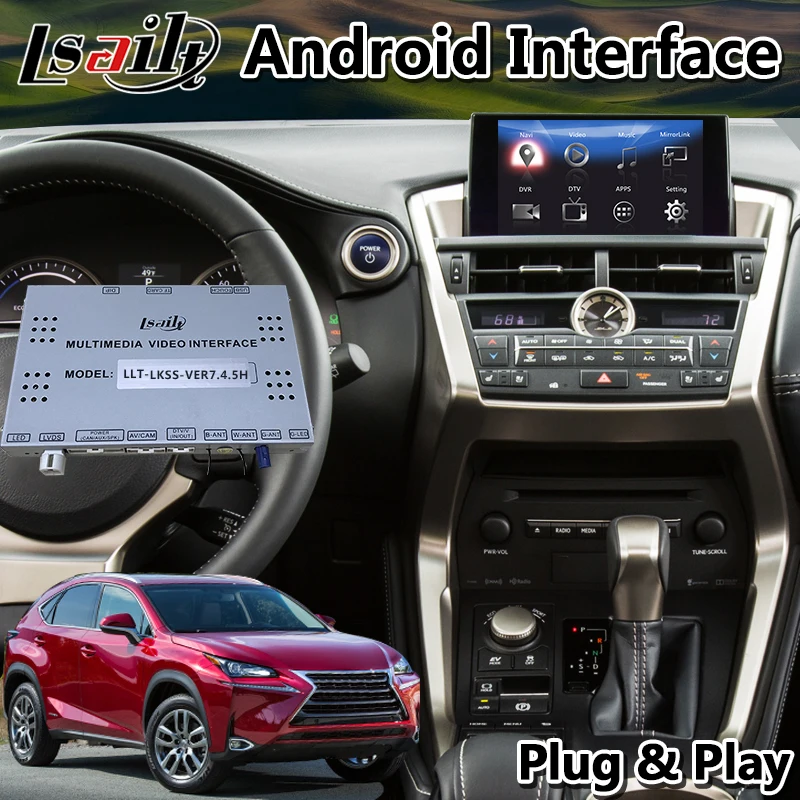 Lsailt Android мультимедийный видео интерфейс для Lexus NX 300h модель 2014-2017 сенсорная панель управления Gps навигационная коробка для NX300h Lsailt Android мультимедийный видео интерфейс для Lexus NX 300h модель 2014-2017 сенсорная панель управления Gps навигационная коробка для NX300h