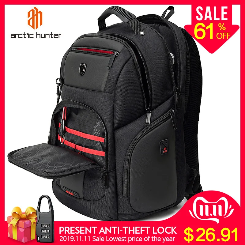 

Arctic Hunter waterproof backpack men's Laptop Backpack youth School Backpack multifunctional backpacks men's Travel Backpack