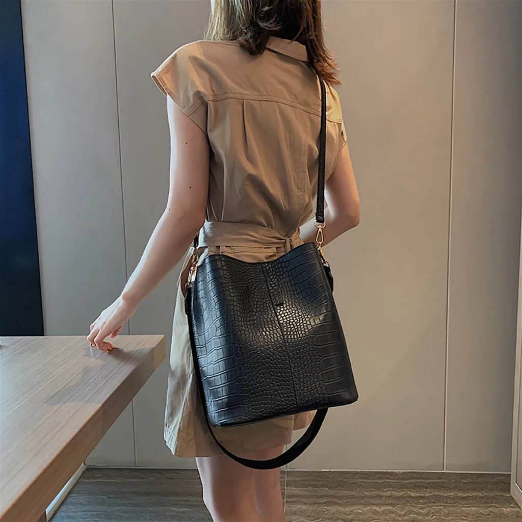 OCARDIAN handbag Fashion Stone Pattern Tote Bags For Women Handbags Women Bags Designer Hasp Shoulder Bag Handbags Sac O10