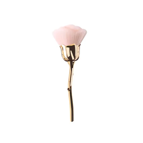 Rose Nail Art Brush Dust Remove Manicure Blush Powder Brushes Nail Gel Makeup Brush Nail Care Cosmetic Tool