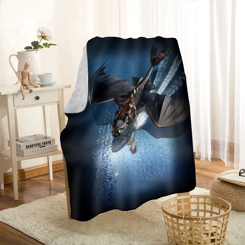 Как приручить дракона бросать одеяло одеяла на заказ для дивана/кровати/автомобиля портативный 3D одеяло для ребенка домашний текстиль - Цвет: 13