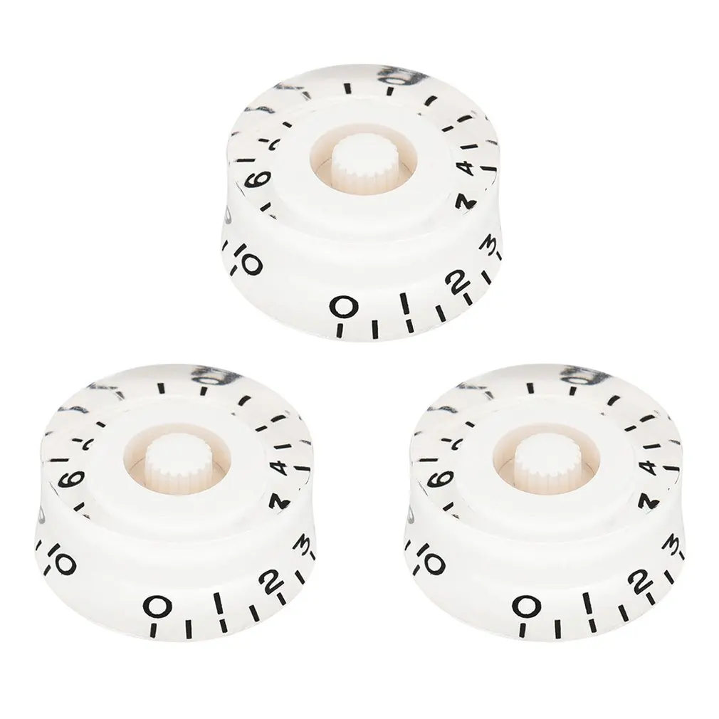 

3pcs/lot ABS Electric Guitar Volume Knob Cap Electric Guitar Accessories Strong Wear-resistant High Hardness Knob Cap