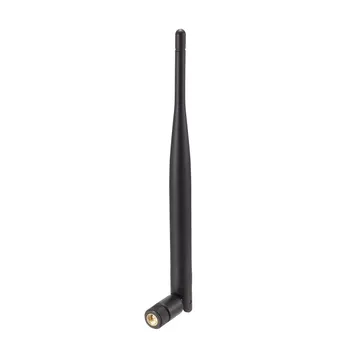 

uxcell WiFi Antenna 5dBi 2.4/5.8GHz SMA Male Omni Direction 195mm Folding Black