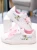 Disney girls frozen princess white Bow canvas shoes нескользящая мягкая нижняя спортивная повседневная обувь для девочки подарок