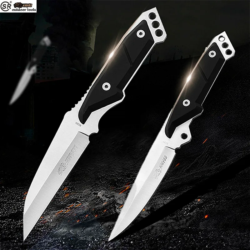 SR S003A/S005A шлифовальные цвета 3CR13 стальной прямой нож Походный спасательный