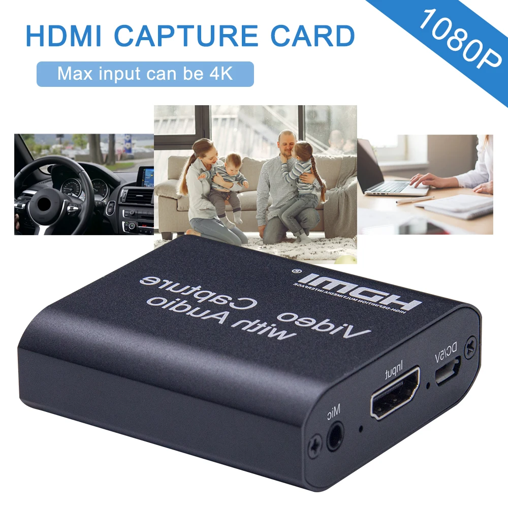 Карта видеозахвата HD для прямой трансляции HDMI онлайн записи изображения и т.
