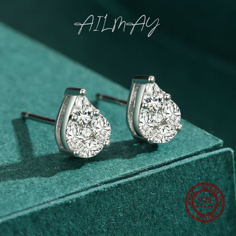 Qings Anello in Argento Sterling 925 Jewelry Donna Elegante con Zirconia Cubica Anello Placcato Oro Rosa