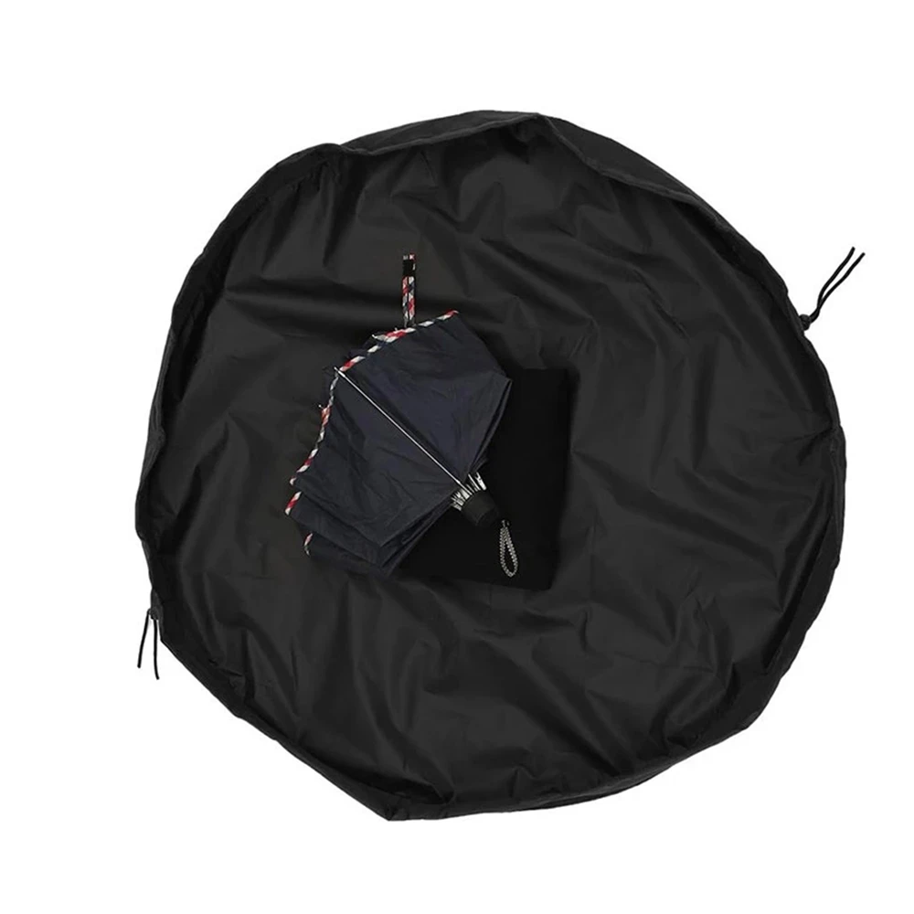 Waterproof Beach Bag Pouch Sports Polyester Mat Surfing Diving Suit Storage Wetsuit Black Carry Pack Swimming Accessories