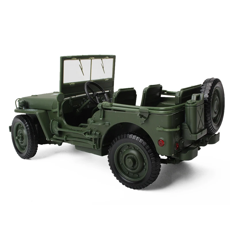 Ant 1:18 Модель автомобиля KDW военная модель из сплава тактический джип Винтаж