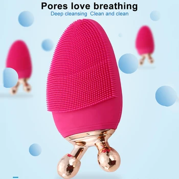 

Silicone Face Cleansing Brush Electric Face Cleanser Electric Facial Cleanser Cleansing Skin Deep Washing Massage Brush