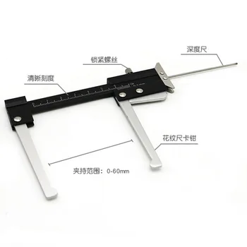 

Brake Disc Thickness Tire Pattern Depth Measuring Ruler General Motor Tire Depth Gauge Tool Ruler Measuring Tool