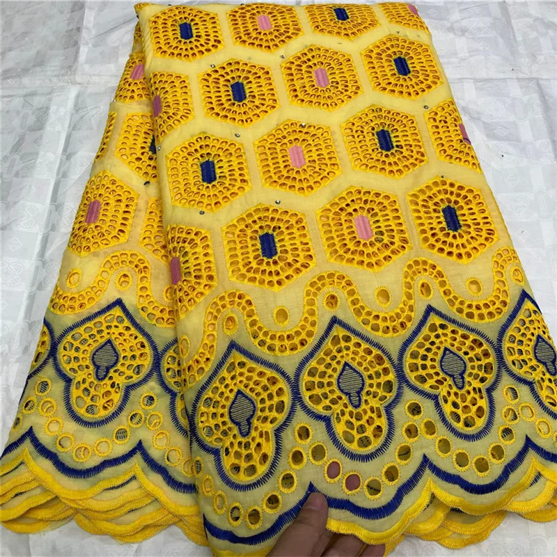 Африканская кружевная ткань, высокое качество, кружевная Свадебная швейцарская вуаль, швейцарское кружево tissu, Африканская Хлопковая сухая кружевная ткань из Дубая 5Y