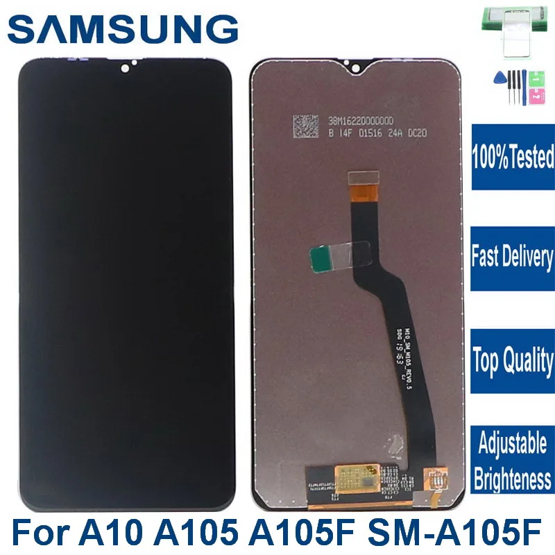 6 2 &quotОригинальный ЖК-дисплей для Samsung Galaxy A10 A105 A105F A105FN/DS A105M/DS SM-A105F экран с