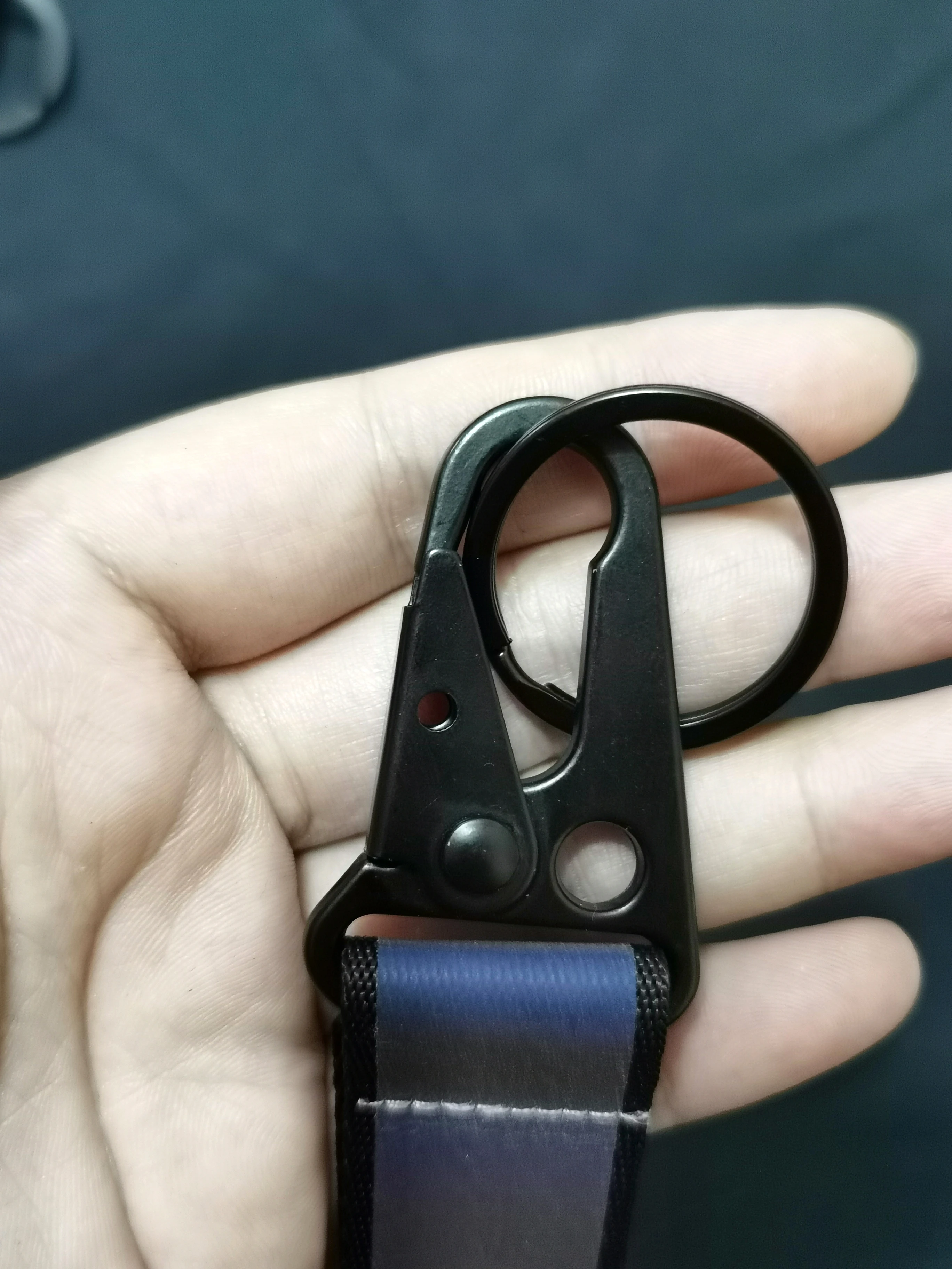 Car Reflective Keychains High Visibility Webbing Material For Bag Pendant Accessories 2.5cm