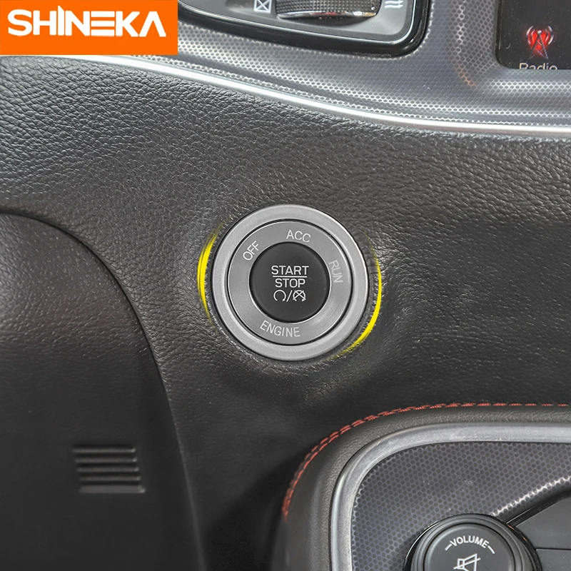 Аксессуары SHINEKA для Dodge Charger 2010 + кнопка включения и остановки двигателя