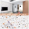 Modern PVC Self Adhesive Waterproof Wallpapers Terrazzo Peel and Stick Stickers for Kitchen Countertop Home Decals Wall Stickers 2