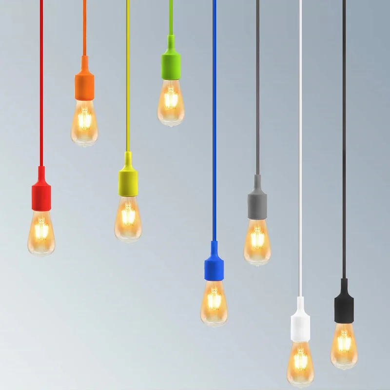 Красочные художественные подвесные светильники Современный дизайн DIY лампы для