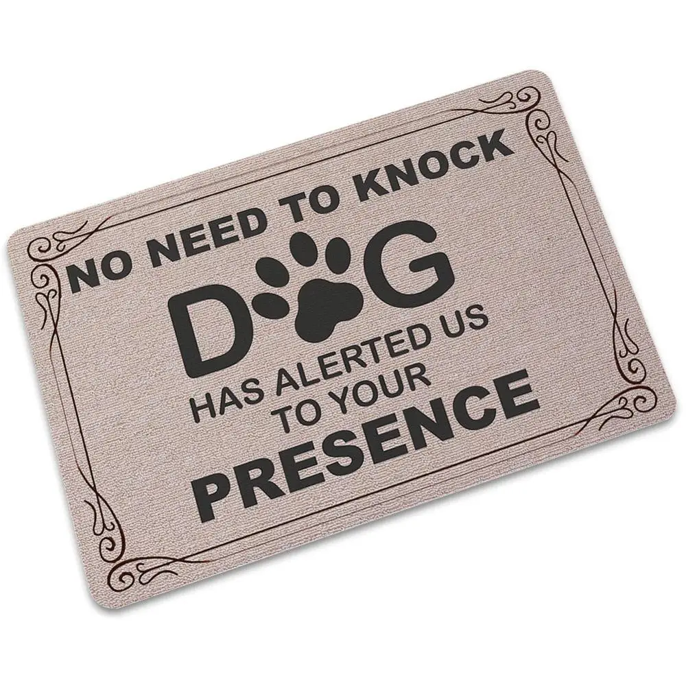 

Drop Shipping Entrance Floor Mat Funny Door Mat No Need to Knock Doormat Outdoor Indoor Mat Rubber Rug