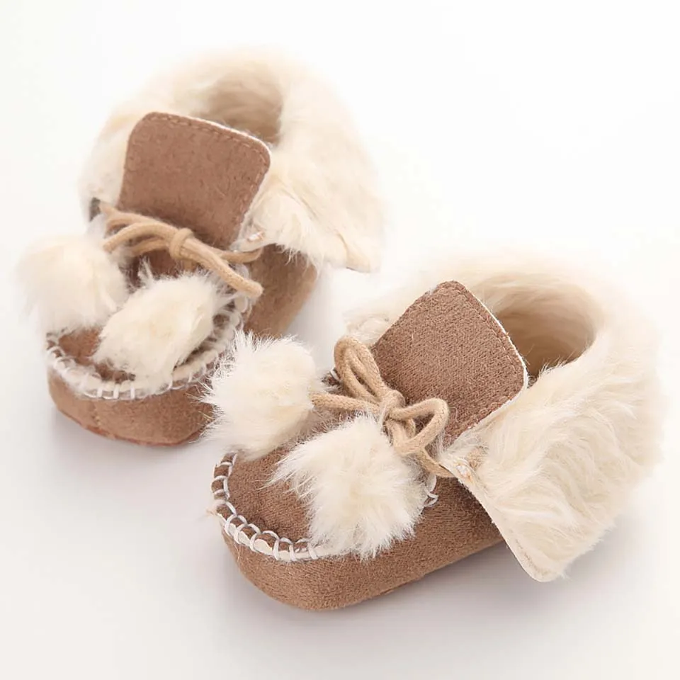 

2019 Baby Girls Boys Winter Shoes First Walkers Sneakers Kids Crib Infant Toddler Footwear Newborn Prewalkers Bebe Warm Loafers
