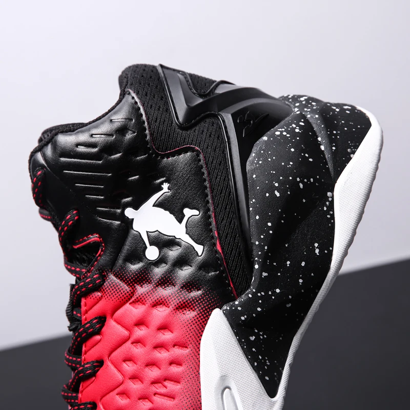 Najtaniej BOUSSAC wysokiej top buty do koszykówki Jordan męskie amortyzujące lekkie buty do koszykówki antypoślizgowe oddychające terenowe buty sportowe